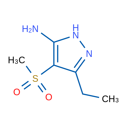 3-Ethyl-4-(methylsulfonyl)-1H-pyrazol-5-amine 1g
