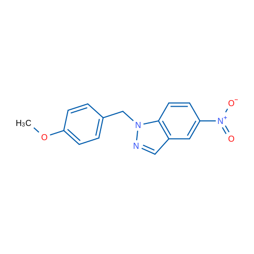 1-(4-Methoxybenzyl)-5-nitro-1H-indazole 250mg