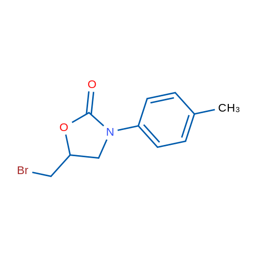 5-(Bromomethyl)-3-(4-methylphenyl)-1,3-oxazolidin-2-one 1g