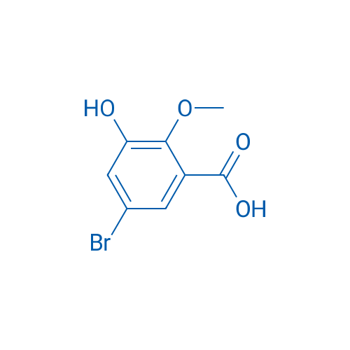 5-Bromo-3-hydroxy-2-methoxybenzoic acid 1g