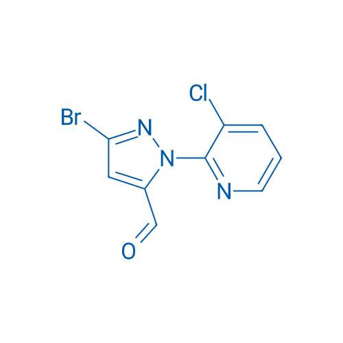 3-Bromo-1-(3-chloropyridin-2-yl)-1H-pyrazole-5-carbaldehyde 100mg