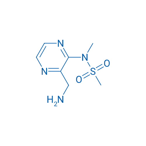 N-[3-(aminomethyl)pyrazin-2-yl]-N-methylmethanesulfonamide 250mg