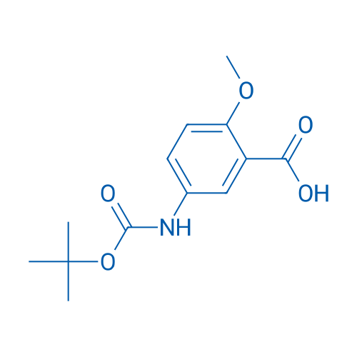 5-((tert-Butoxycarbonyl)amino)-2-methoxybenzoic acid 250mg