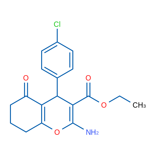 Ethyl 2-amino-4-(4-chlorophenyl)-5-oxo-5,6,7,8-tetrahydro-4H-chromene-3-carboxylate 1g
