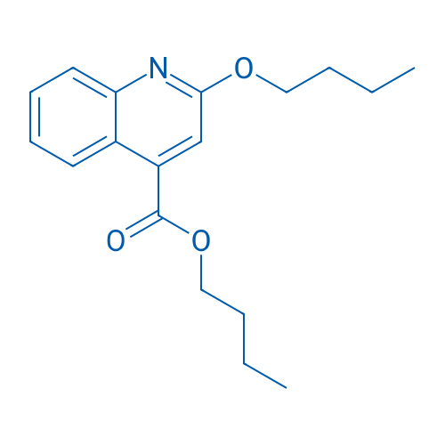 Butyl 2-butoxyquinoline-4-carboxylate 250mg