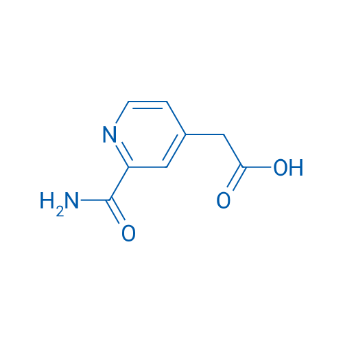 2-(2-Carbamoylpyridin-4-yl)acetic acid 250mg