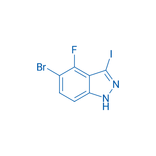 5-Bromo-4-fluoro-3-iodo-1H-indazole 1g