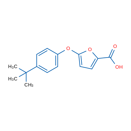 5-(4-(tert-Butyl)phenoxy)furan-2-carboxylic acid 1g
