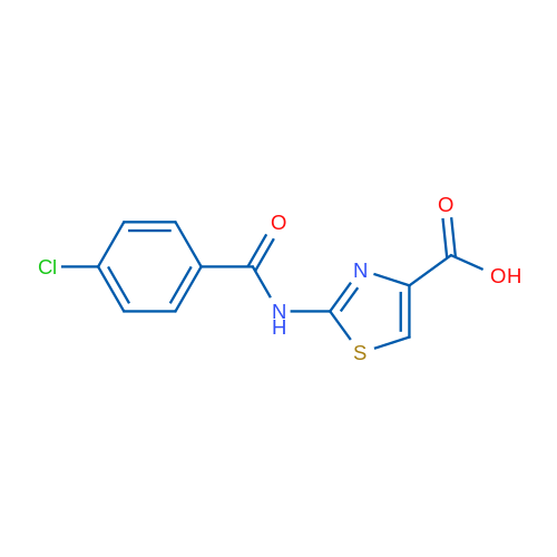 2-[(4-chlorobenzoyl)amino]-1,3-thiazole-4-carboxylic acid 250mg