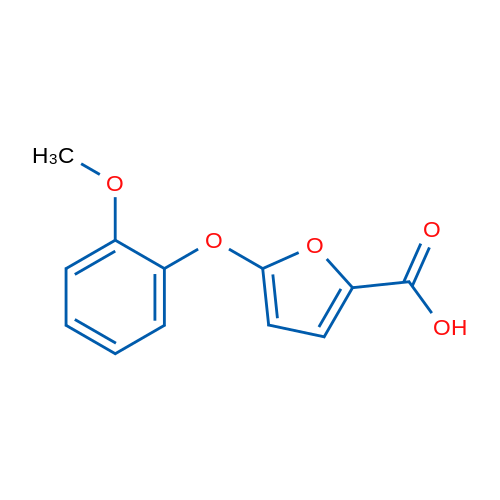 5-(2-Methoxyphenoxy)furan-2-carboxylic acid 1g