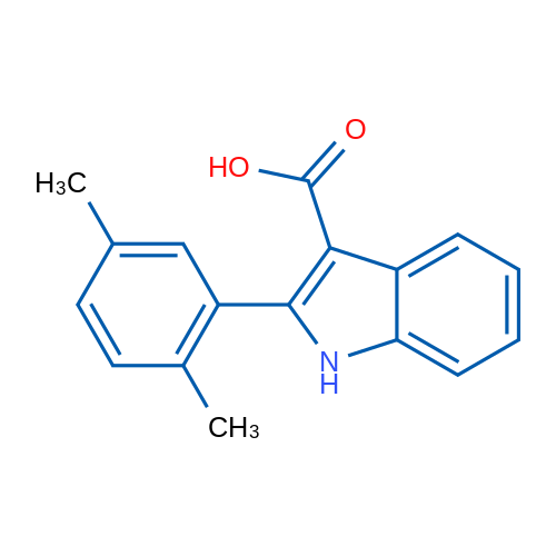 2-(2,5-DImethylphenyl)-1h-indole-3-carboxylic acid 1g
