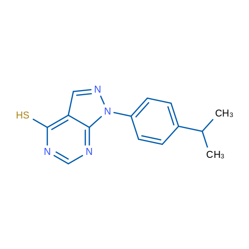 1-(4-Isopropylphenyl)-1H-pyrazolo[3,4-d]pyrimidine-4-thiol 1g
