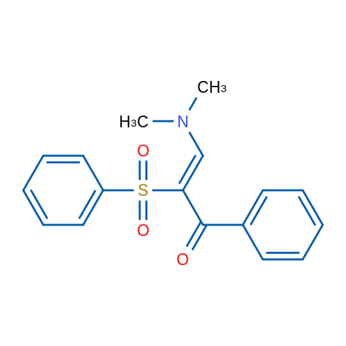 (2Z)-2-(Benzenesulfonyl)-3-(dimethylamino)-1-phenylprop-2-en-1-one 1g