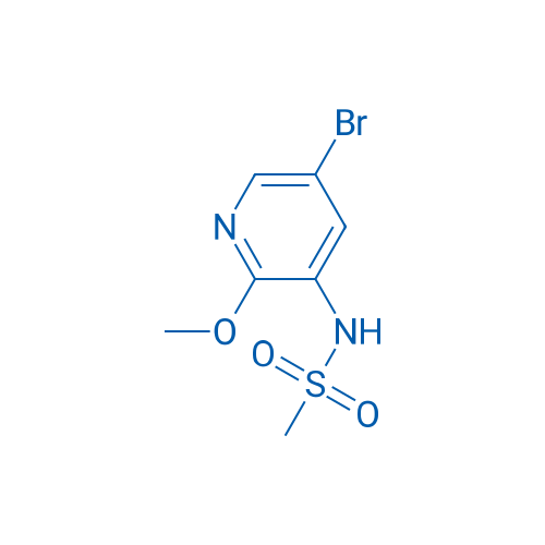 N-(5-Bromo-2-methoxypyridin-3-yl)methanesulfonamide 250mg