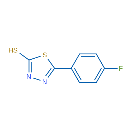 5-(4-fluorophenyl)-1,3,4-thiadiazole-2-thiol 1g
