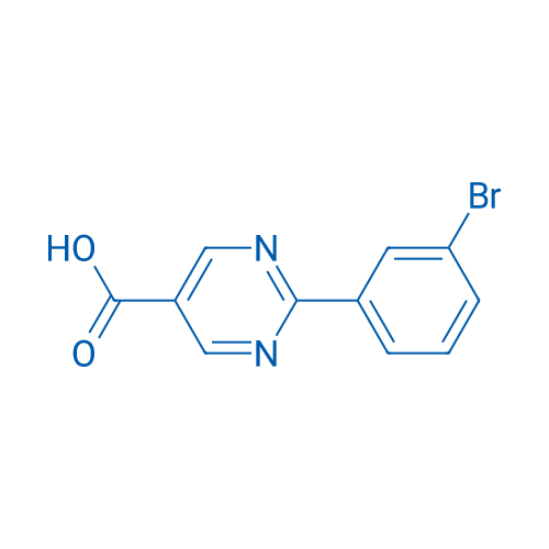 2-(3-Bromophenyl)pyrimidine-5-carboxylic acid 250mg