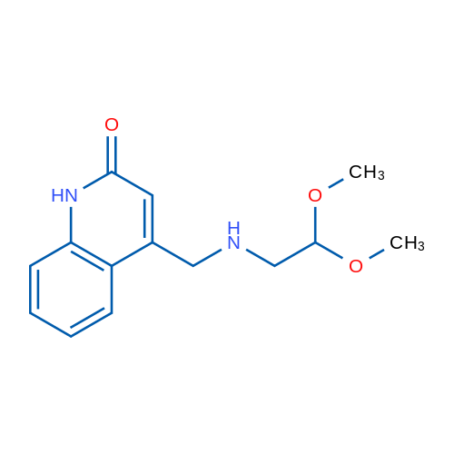 4-(((2,2-Dimethoxyethyl)amino)methyl)quinolin-2(1H)-one 1g