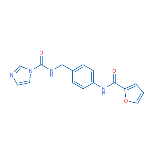 N-{[4-(furan-2-amido)phenyl]methyl}-1H-imidazole-1-carboxamide 250mg