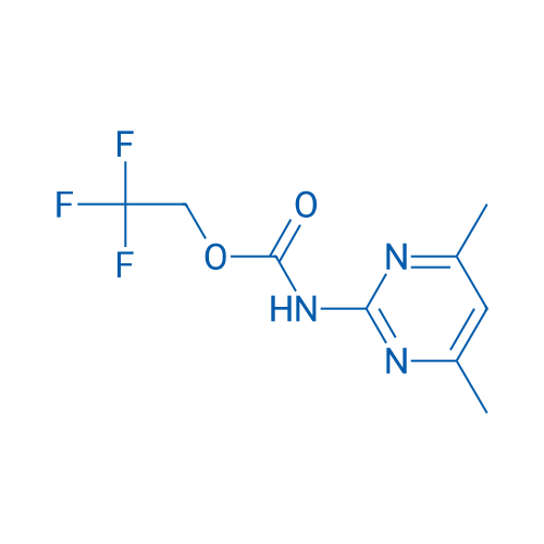 2,2,2-Trifluoroethyl (4,6-dimethylpyrimidin-2-yl)carbamate 5g