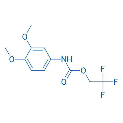 2,2,2-Trifluoroethyl N-(3,4-dimethoxyphenyl)carbamate 5g