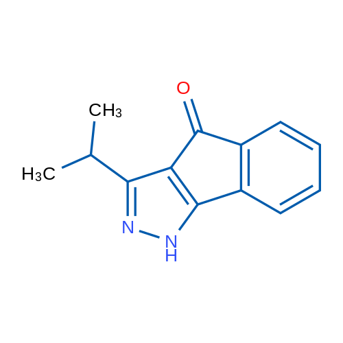 3-(Propan-2-yl)-1H,4H-indeno[1,2-c]pyrazol-4-one 1g
