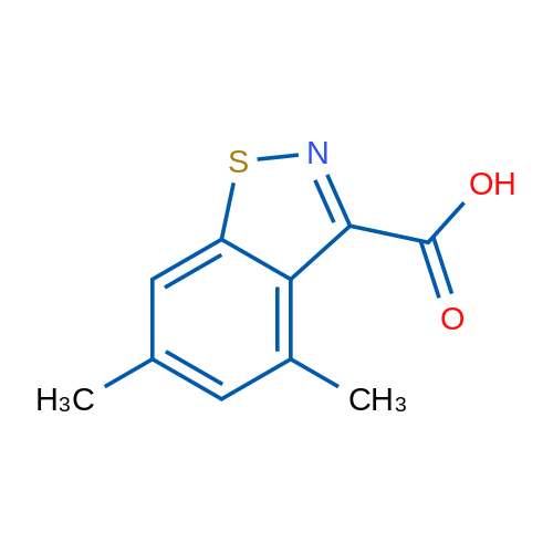 4,6-Dimethylbenzo[d]isothiazole-3-carboxylic acid 1g
