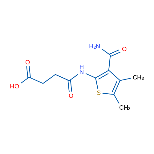 4-((3-Carbamoyl-4,5-dimethylthiophen-2-yl)amino)-4-oxobutanoic acid 1g