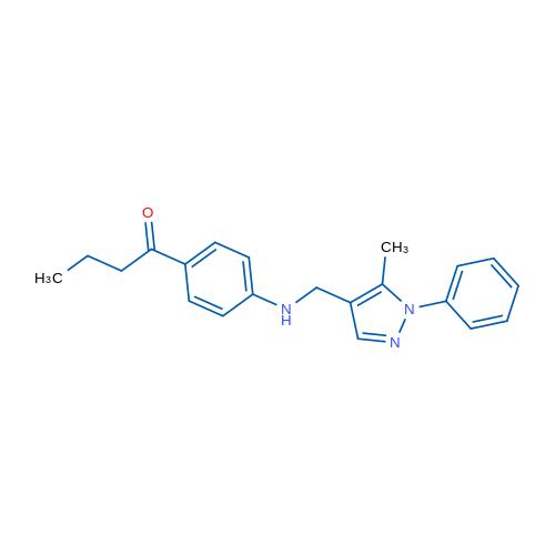 1-(4-(((5-methyl-1-phenyl-1H-pyrazol-4-yl)methyl)amino)phenyl)butan-1-one 1g
