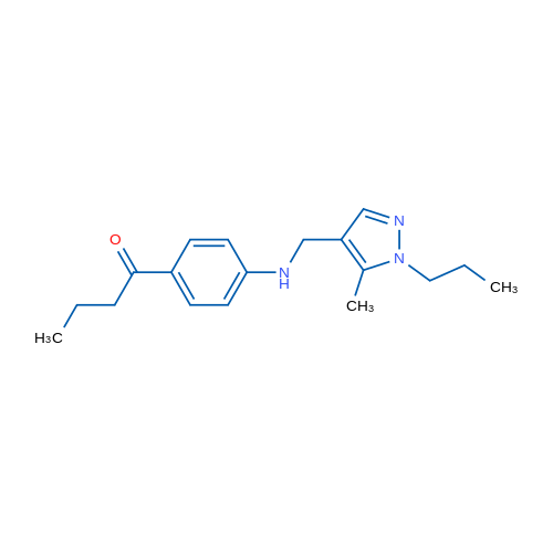 1-(4-(((5-Methyl-1-propyl-1H-pyrazol-4-yl)methyl)amino)phenyl)butan-1-one 1g