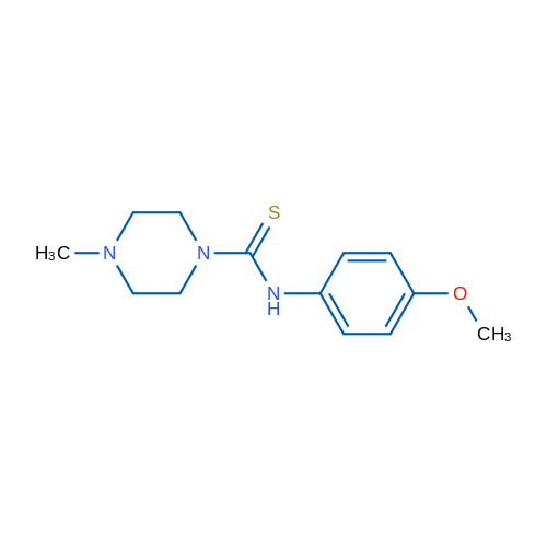 N-(4-Methoxyphenyl)-4-methylpiperazine-1-carbothioamide 1g