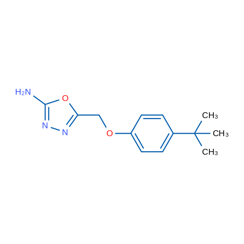 5-[(4-tert-Butylphenoxy)methyl]-1,3,4-oxadiazol-2-amine 1g