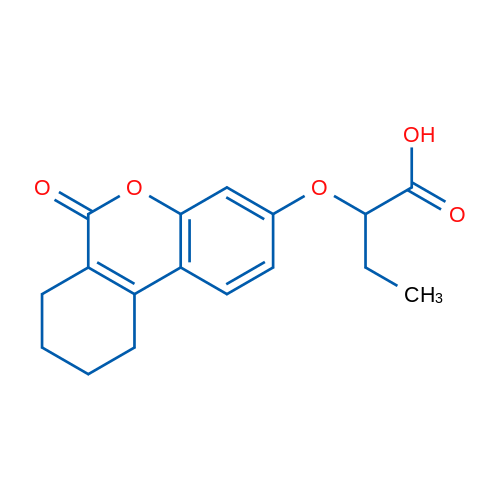 2-({6-oxo-6H,7H,8H,9H,10H-cyclohexa[c]chromen-3-yl}oxy)butanoic acid 1g