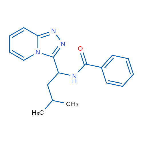 N-(1-([1,2,4]Triazolo[4,3-a]pyridin-3-yl)-3-methylbutyl)benzamide 1g