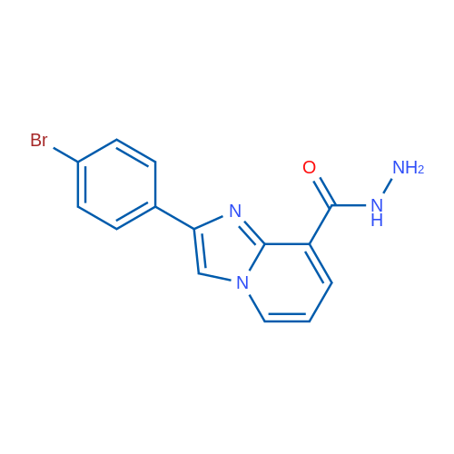2-(4-Bromophenyl)imidazo[1,2-a]pyridine-8-carbohydrazide 1g