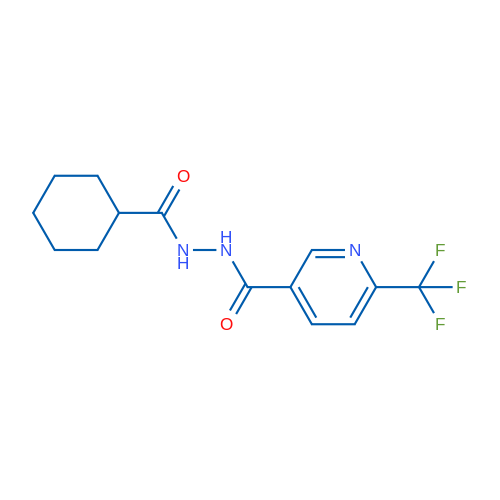 N'-[6-(Trifluoromethyl)pyridine-3-carbonyl]cyclohexanecarbohydrazide 1g