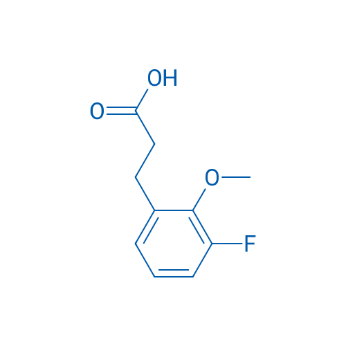 3-(3-Fluoro-2-methoxyphenyl)propanoic acid 100mg