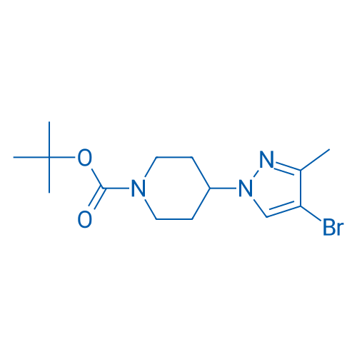 tert-Butyl 4-(4-bromo-3-methyl-1H-pyrazol-1-yl)piperidine-1-carboxylate 1g