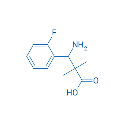 3-Amino-3-(2-fluorophenyl)-2,2-dimethylpropanoic acid 250mg