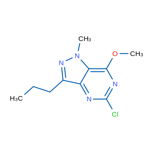 5-Chloro-7-methoxy-1-methyl-3-propyl-1H-pyrazolo[4,3-d]pyrimidine 1g