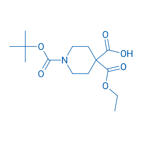 1-(tert-Butoxycarbonyl)-4-(ethoxycarbonyl)piperidine-4-carboxylic acid 100mg