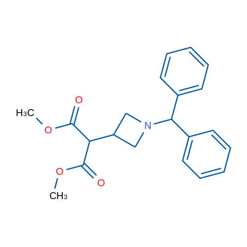 Dimethyl 2-(1-benzhydrylazetidin-3-yl)malonate 1g
