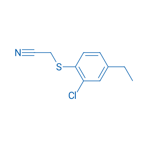 2-((2-Chloro-4-ethylphenyl)thio)acetonitrile 1g