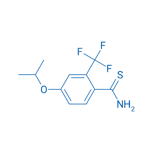 4-(Propan-2-yloxy)-2-(trifluoromethyl)benzene-1-carbothioamide 1g