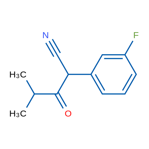 2-(3-Fluorophenyl)-4-methyl-3-oxopentanenitrile 1g