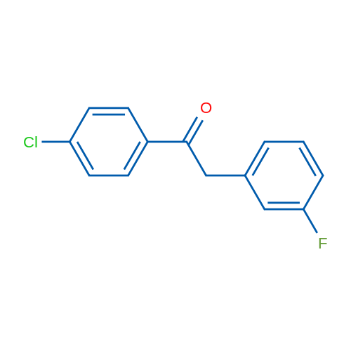 1-(4-Chlorophenyl)-2-(3-fluorophenyl)ethanone 1g