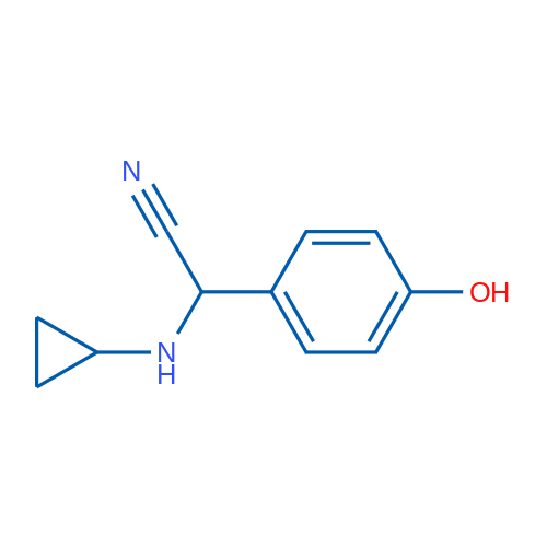 2-(Cyclopropylamino)-2-(4-hydroxyphenyl)acetonitrile 1g