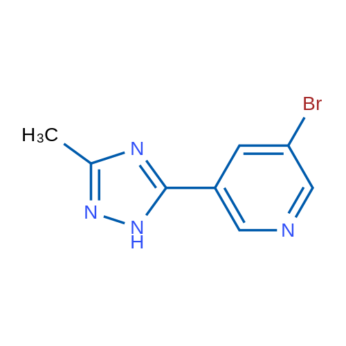 3-Bromo-5-(3-methyl-1H-1,2,4-triazol-5-yl)pyridine 1g