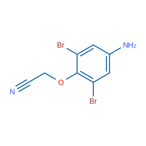 2-(4-Amino-2,6-dibromophenoxy)acetonitrile 1g