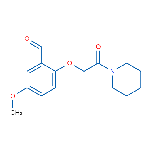 5-Methoxy-2-(2-oxo-2-(piperidin-1-yl)ethoxy)benzaldehyde 1g