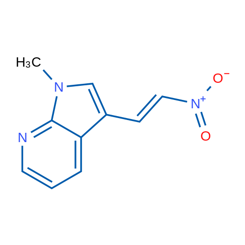 (E)-1-Methyl-3-(2-nitrovinyl)-1H-pyrrolo[2,3-b]pyridine 1g